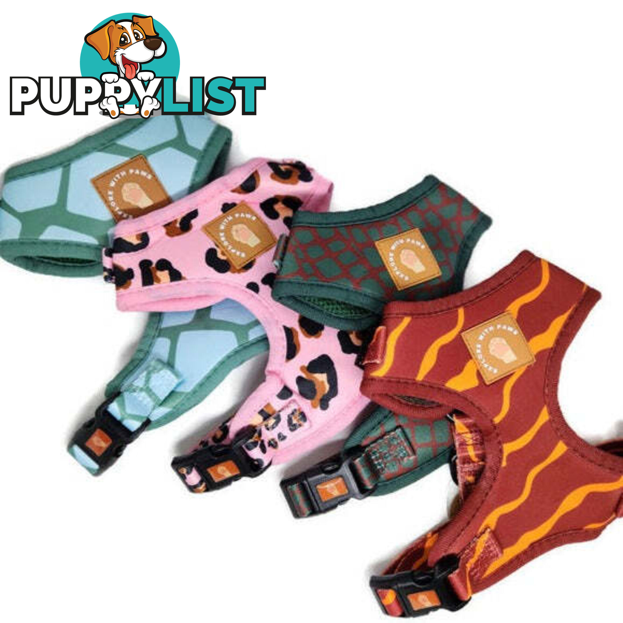 Designer Dog Harness by Explore with Paws - EWPHARPNKLN