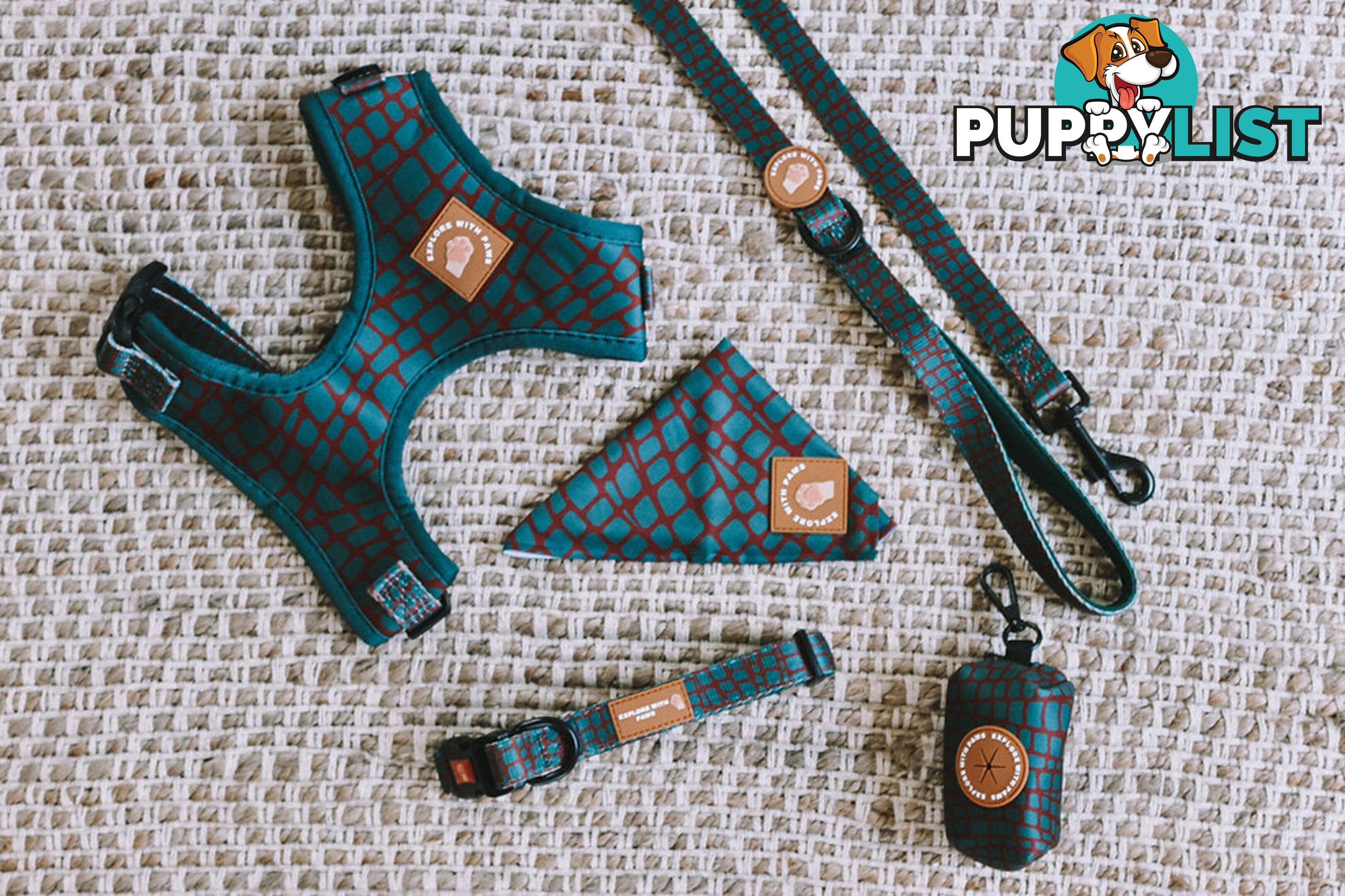 Designer Dog Harness by Explore with Paws - EWPHARPNKLN