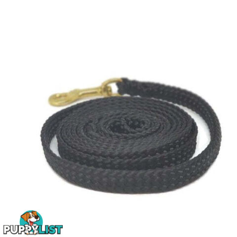 1.8m to 10m Long Dog Lead No Stitching Tough Yarnix 10mm Wide - YNXLD10-5-YEL-SS