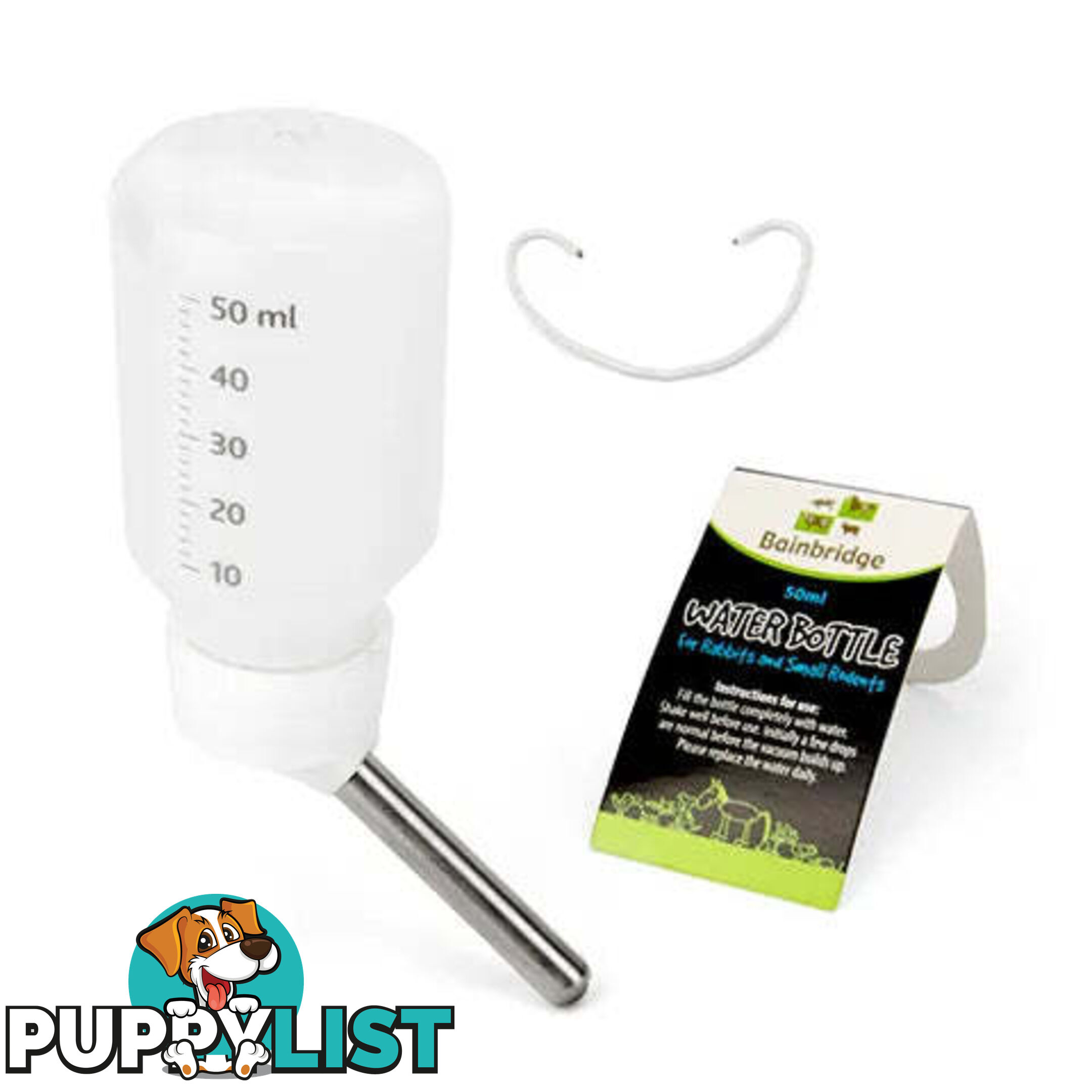 SMALL ANIMAL PLASTIC WATER BOTTLE - BAINBRIDGE - BB-A8115
