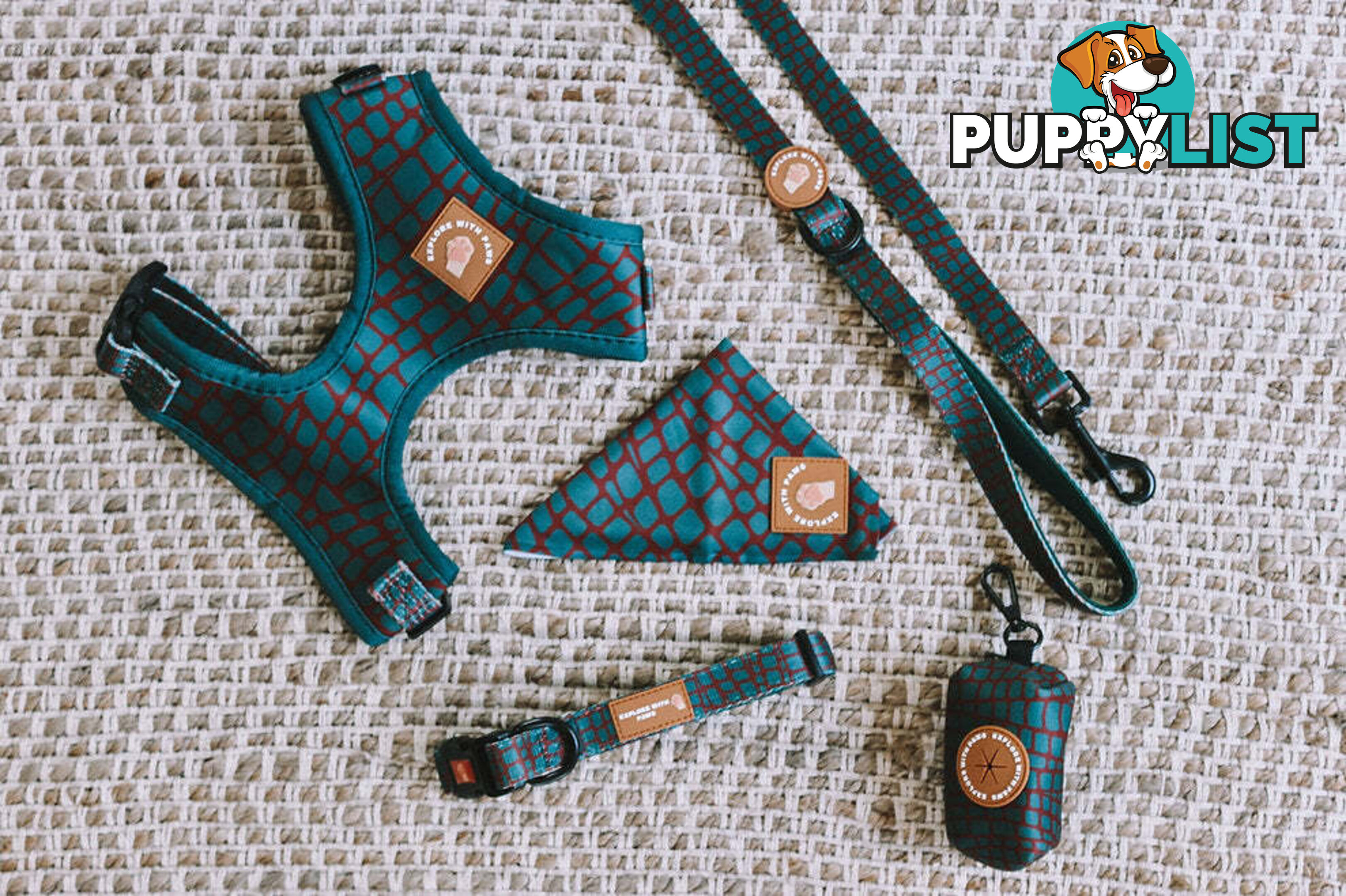 Designer Dog Harness by Explore with Paws - EWPHARPNKXSN