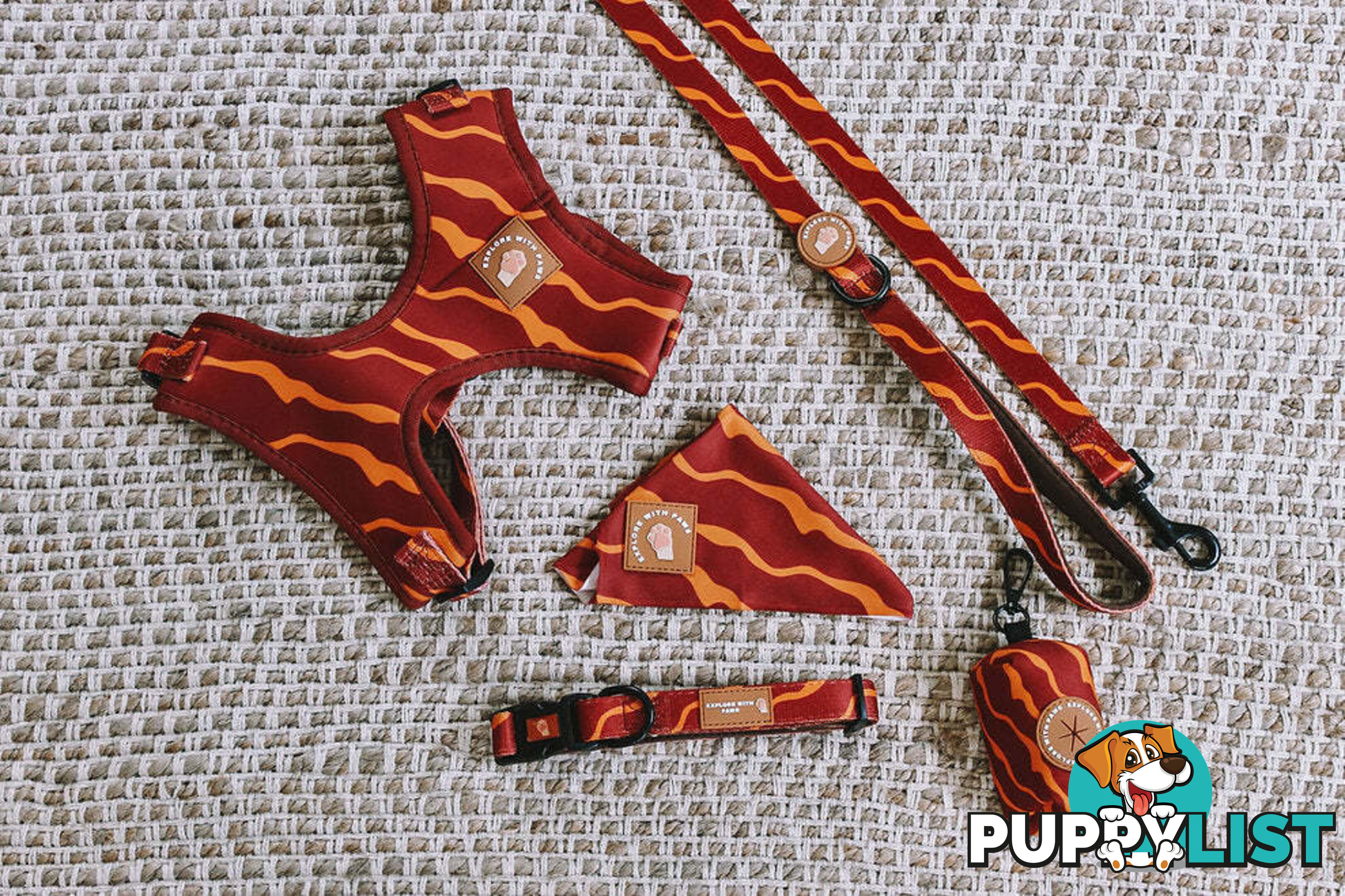 Designer Dog Harness by Explore with Paws - EWPHARPNKXSN