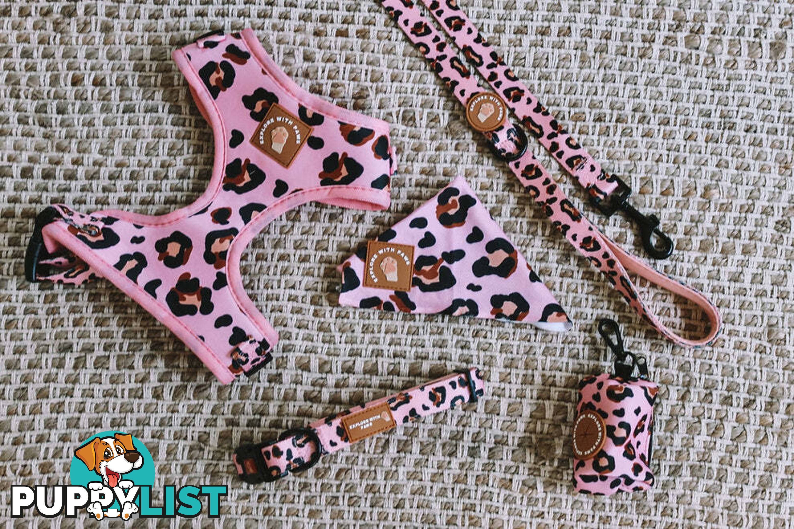Designer Dog Harness by Explore with Paws - EWPHARPNKXSN