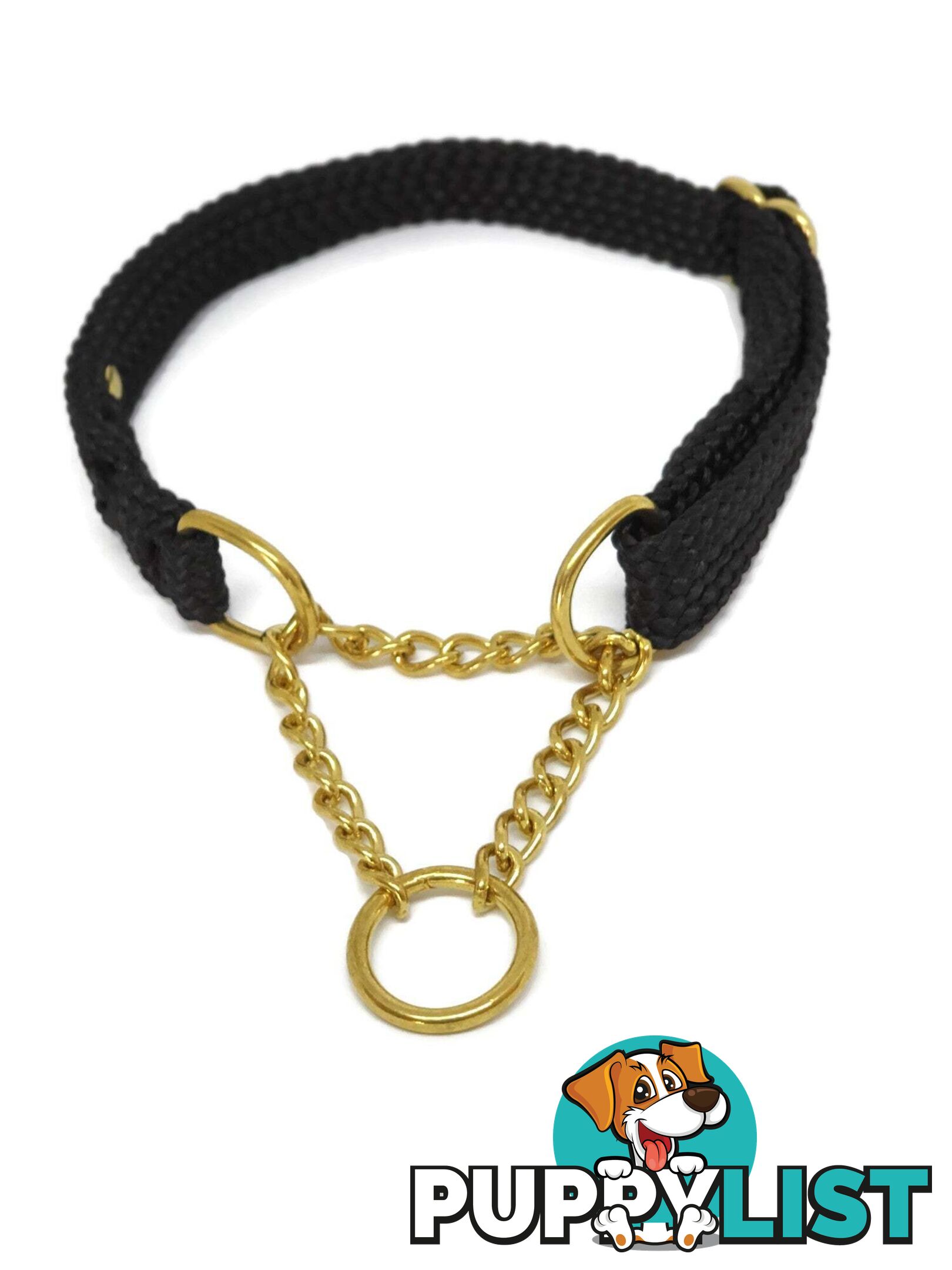 Martingale Dog Collars No Stitching Tough Yarnix - YNXCOLMARXL20HBLK