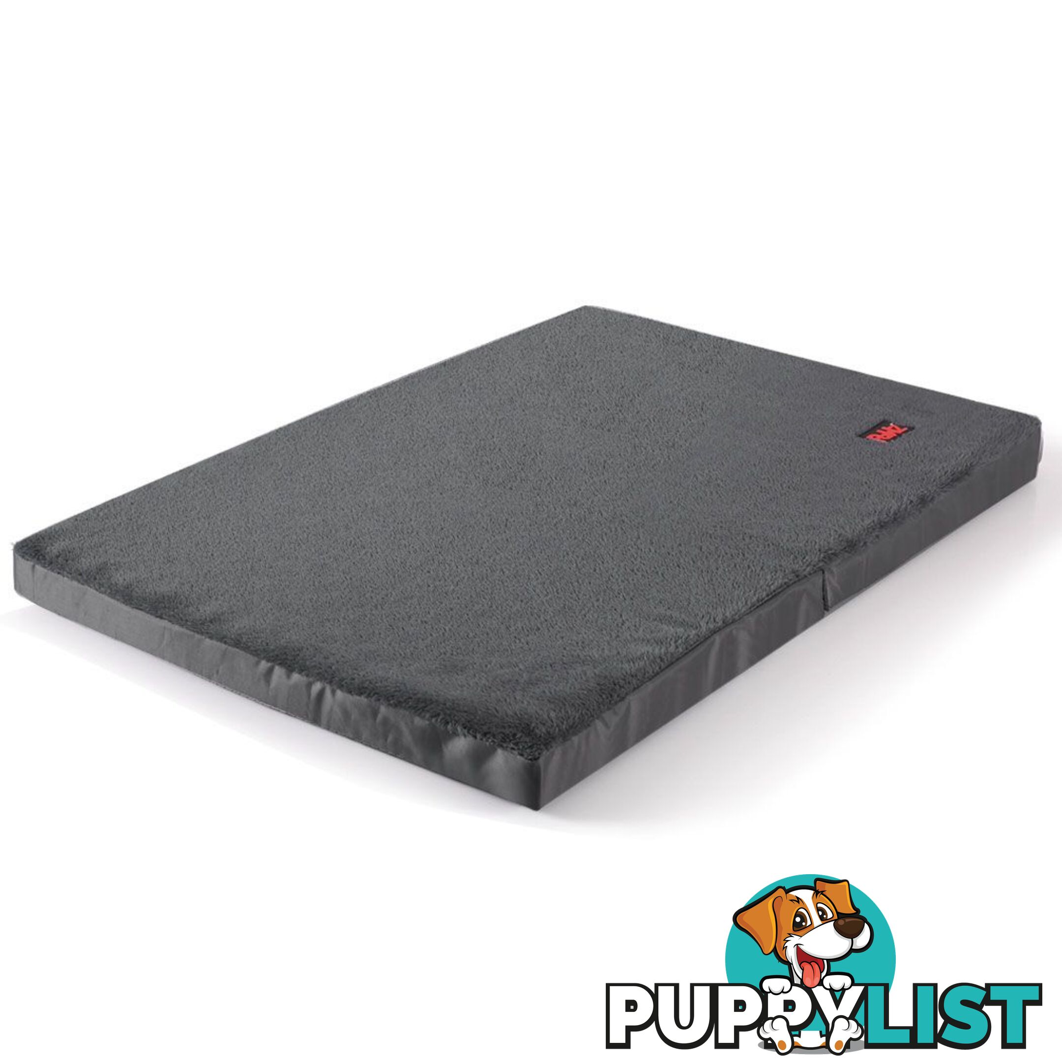 Pet Bed Foldable Dog Puppy Beds Cushion Pad Pads Soft Plush Black PaWz - WB-JC1045-L-GR