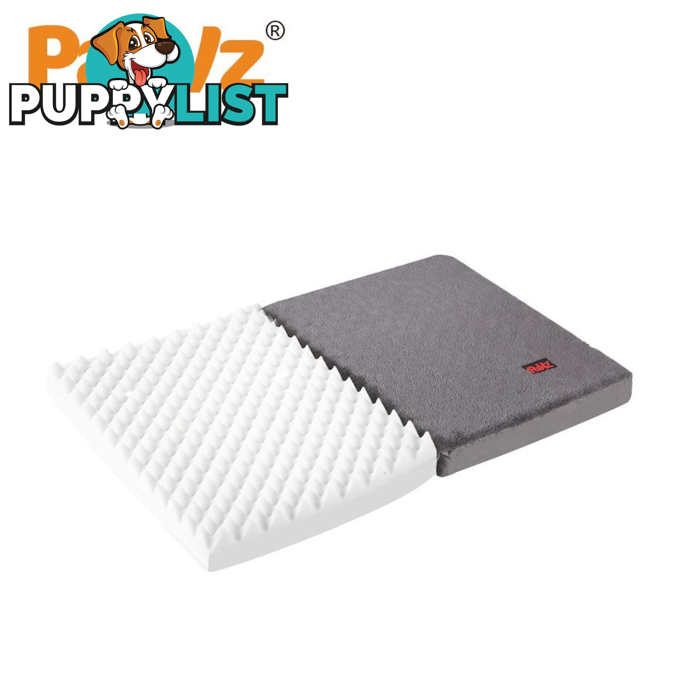 Pet Bed Foldable Dog Puppy Beds Cushion Pad Pads Soft Plush Black PaWz - WB-JC1045-L-GR