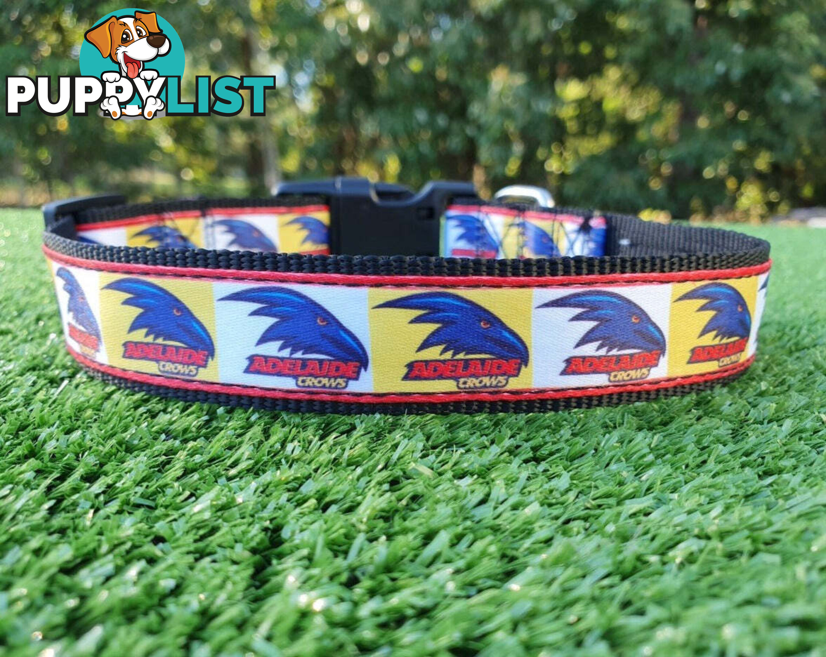 AFL Dog Collars, Footy - Aussie Rules - Moondidley Pets - MDPCOLAFLMCM