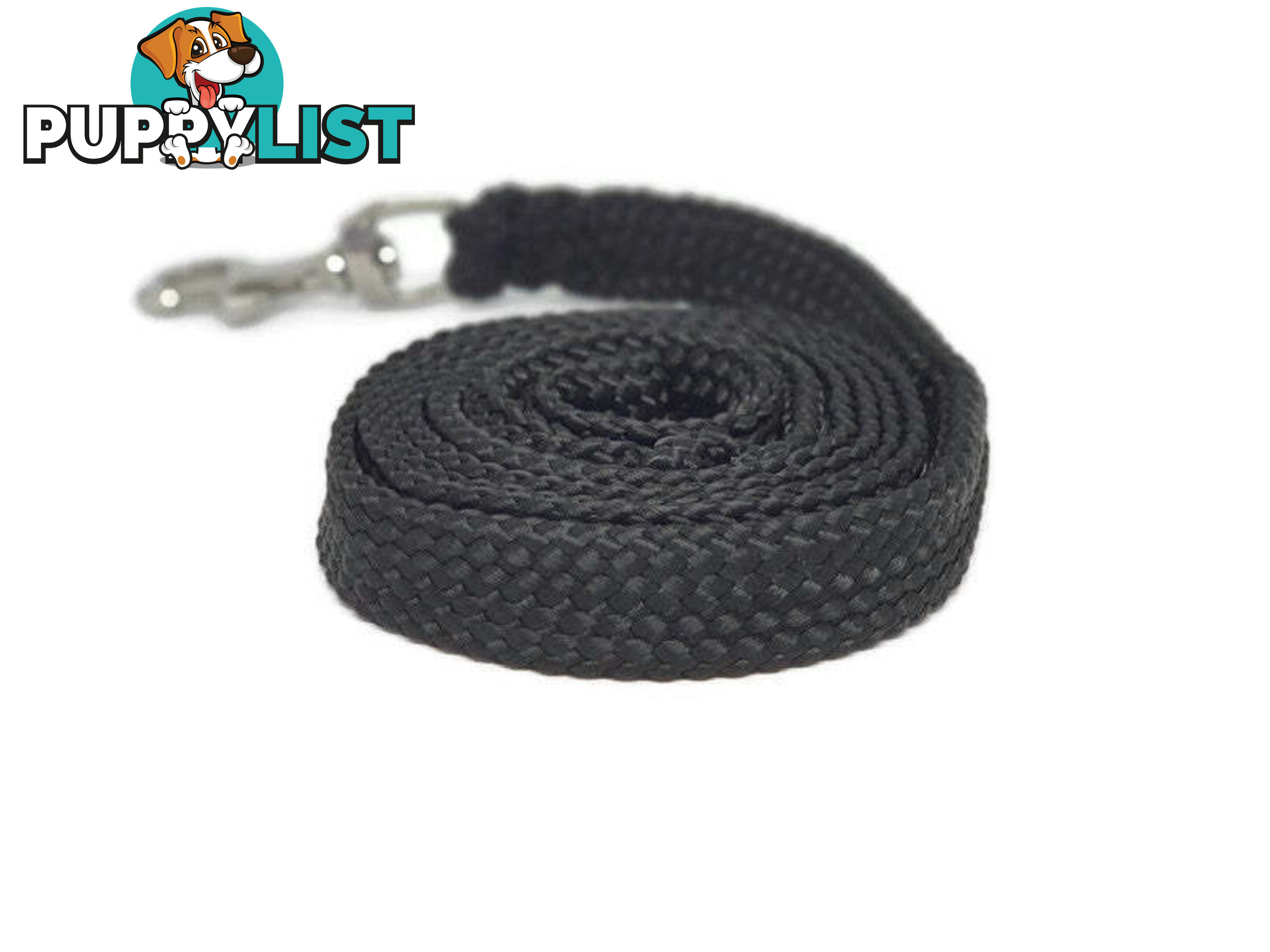 1.8m to 10m Long Dog Lead No Stitching Tough Yarnix 20mm Wide - YNXLD205BRPUR