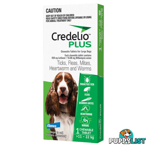 Credelio Plus Ticks, Fleas, Mites, Heartworm, and Worms - EDACPDL1