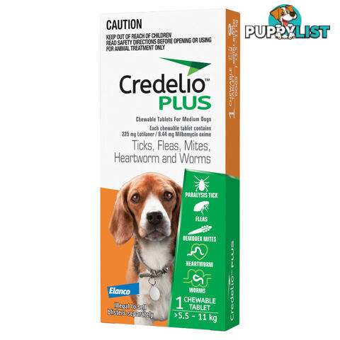 Credelio Plus Ticks, Fleas, Mites, Heartworm, and Worms - EDACPDL1