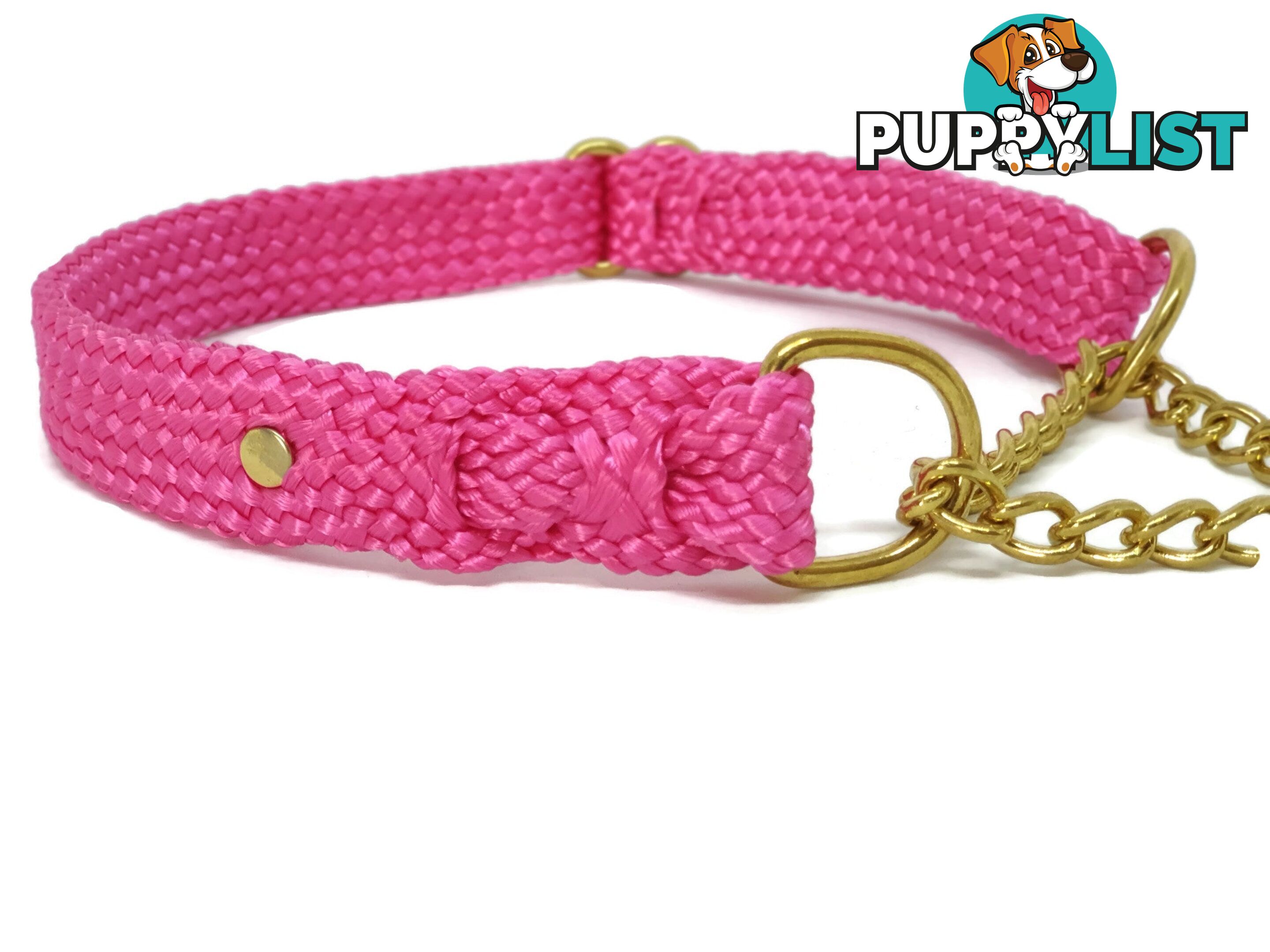 Martingale Dog Collars No Stitching Tough Yarnix - YNXCOLMARXL20LPNK
