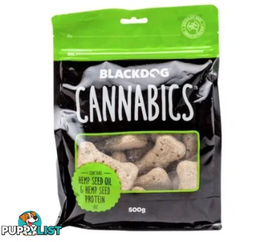 Cannabics Dog Treats 500g - Blackdog - WPS-DTB0765