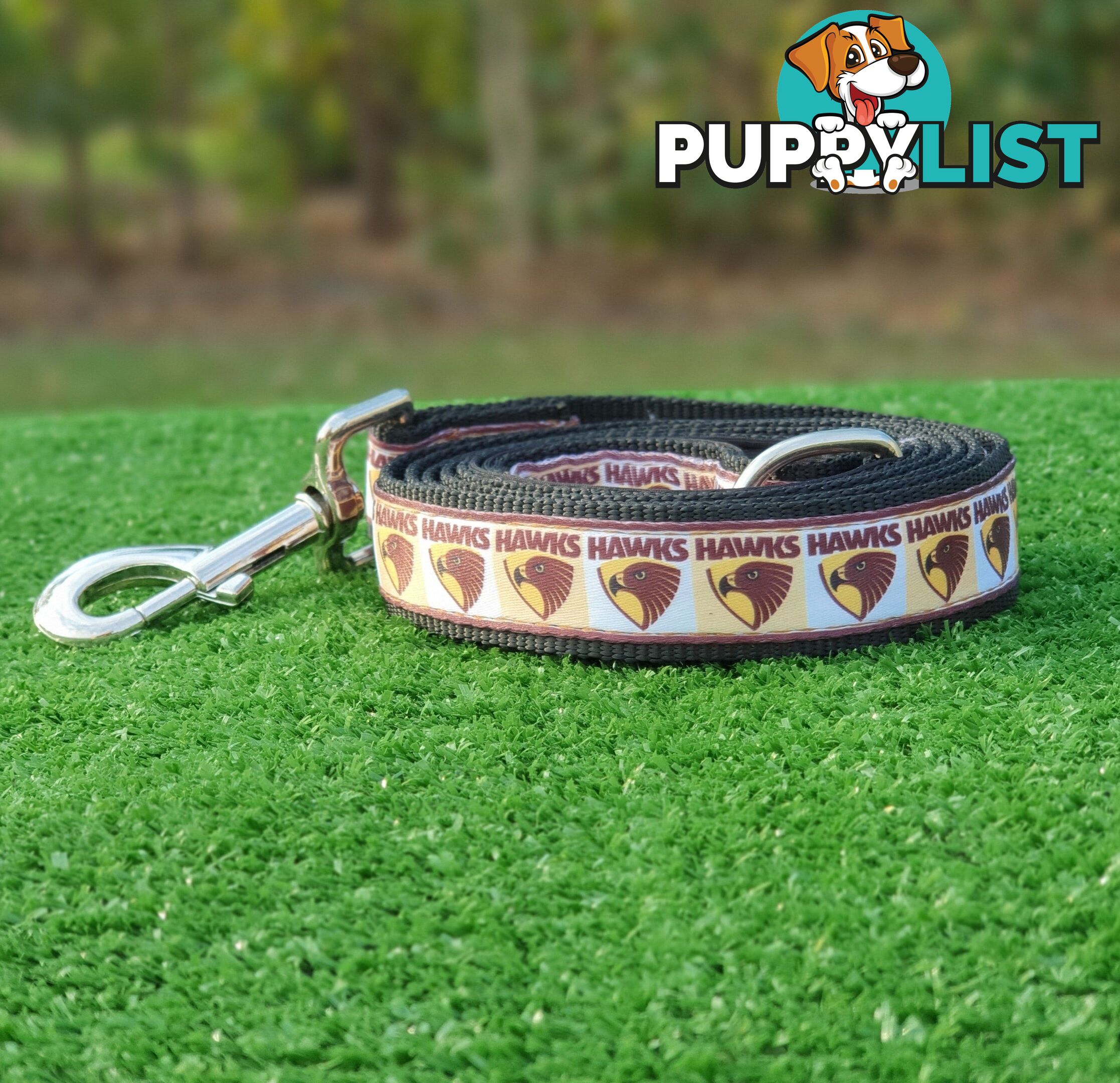 AFL Dog Leads, Footy - Aussie Rules - Moondidley Pets - MDPLDAFLCABL