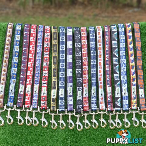 AFL Dog Leads, Footy - Aussie Rules - Moondidley Pets - MDPLDAFLCABL