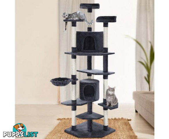 i.Pet 203cm Cat Scratching Post - PET-CAT-PCTOP-GR