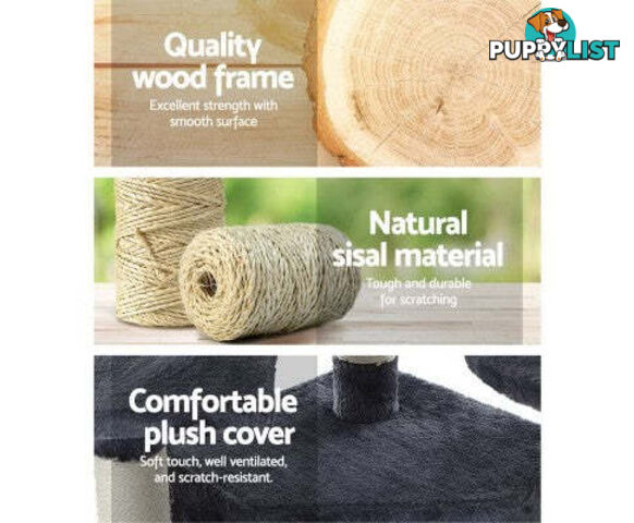 i.Pet 203cm Cat Scratching Post - PET-CAT-PCTOP-GR