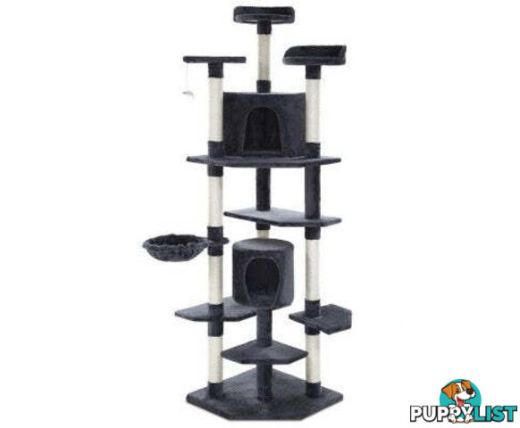 i.Pet 203cm Cat Scratching Post - PET-CAT-PCTOP-GR