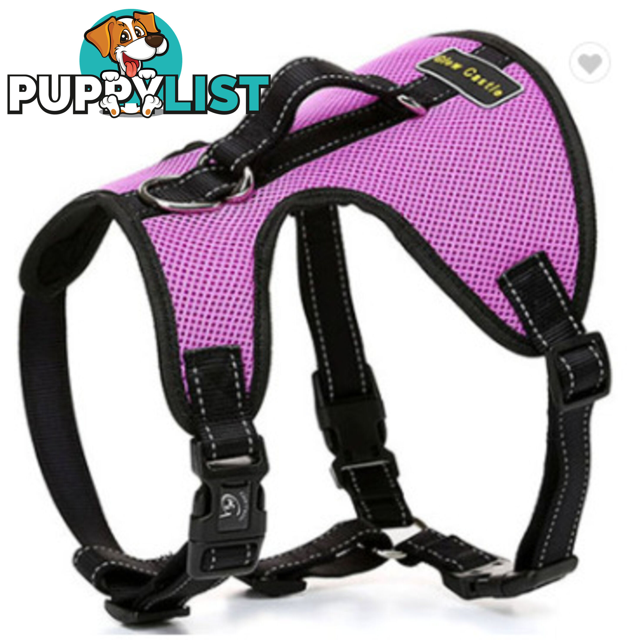 Dog Harness Billi Bob Soft Mesh Reflective Webbing - Moondidley Pets - MDPHARBILLTUR