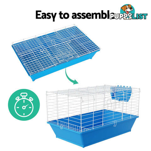 i.Pet Rabbit Cage 88cm Indoor Guinea Pig - PET-RAB-CAGE-H97