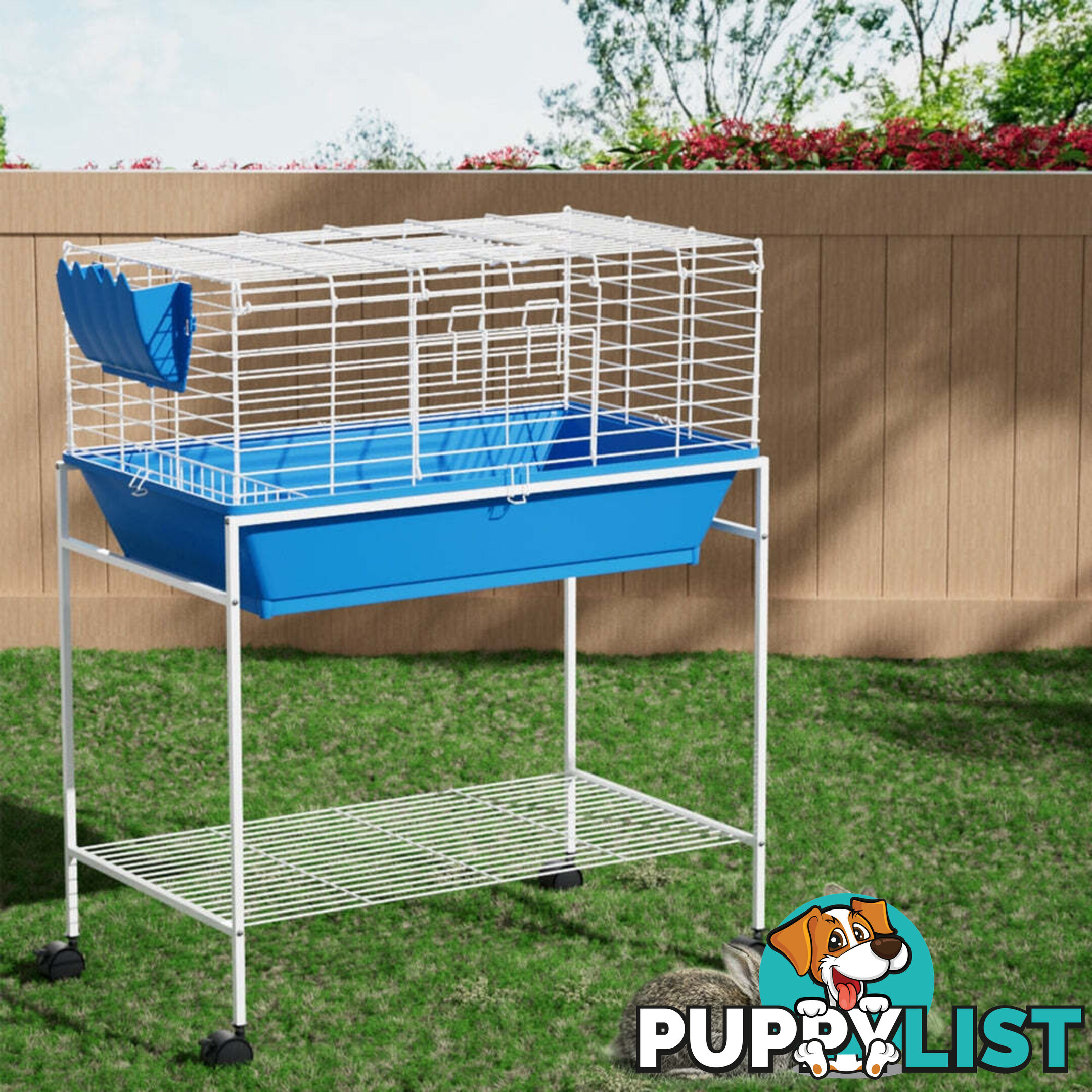 i.Pet Rabbit Cage 88cm Indoor Guinea Pig - PET-RAB-CAGE-H97