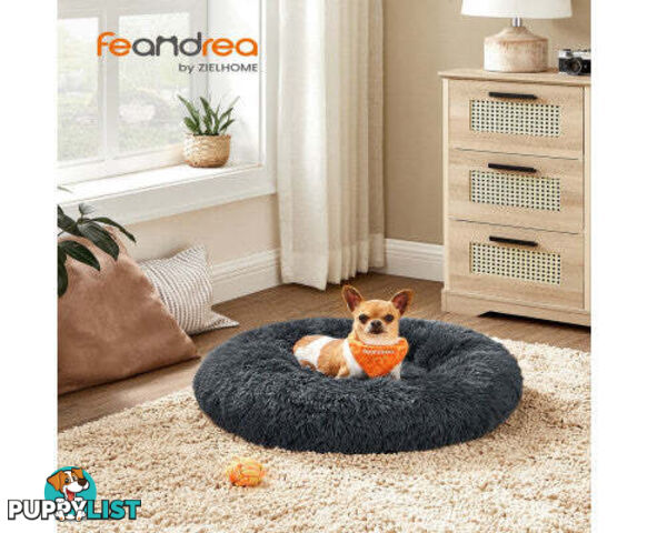 FEANDREA 60cm Dog Bed with Removable Washable Cusion Dark Gray - V227-3309641001411