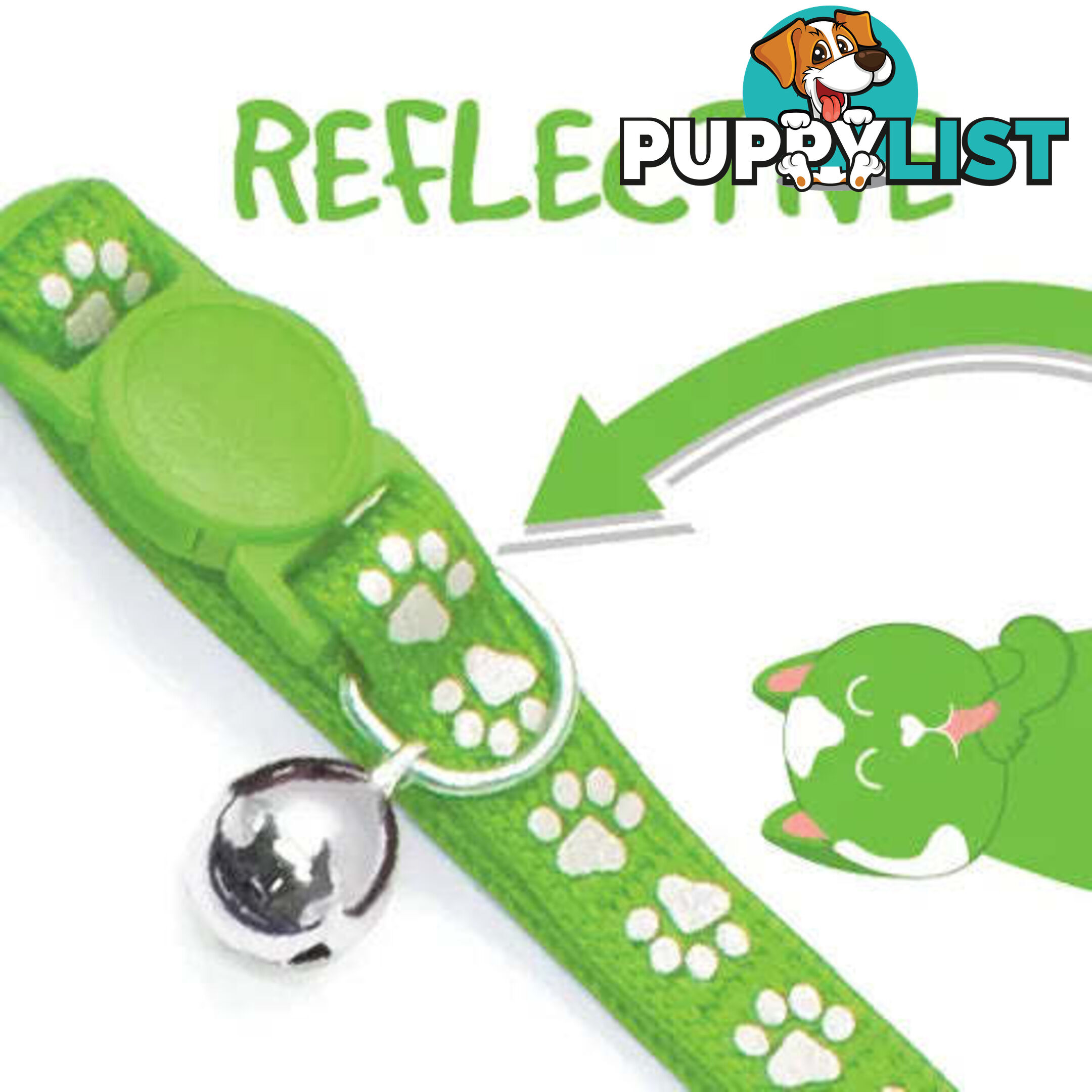 REFLECTIVE CAT COLLAR - BAINBRIDGE - BB-A7125-BLU