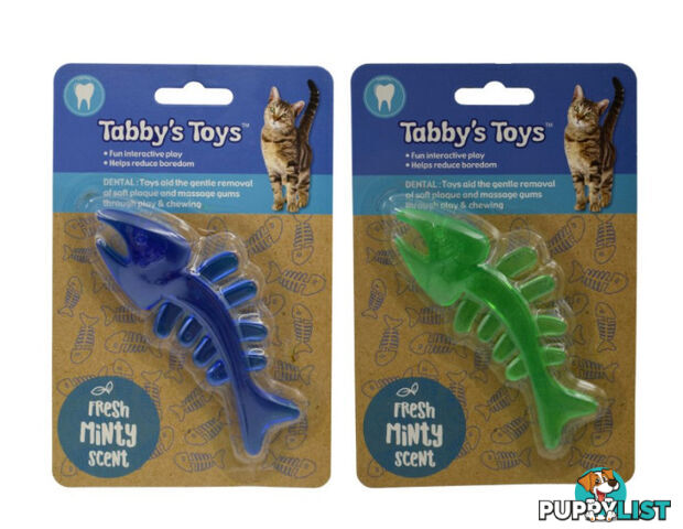 Cat Fish Skeleton Toy - Dental - Tabby's Toys - PPP-TOY2019111903BLU