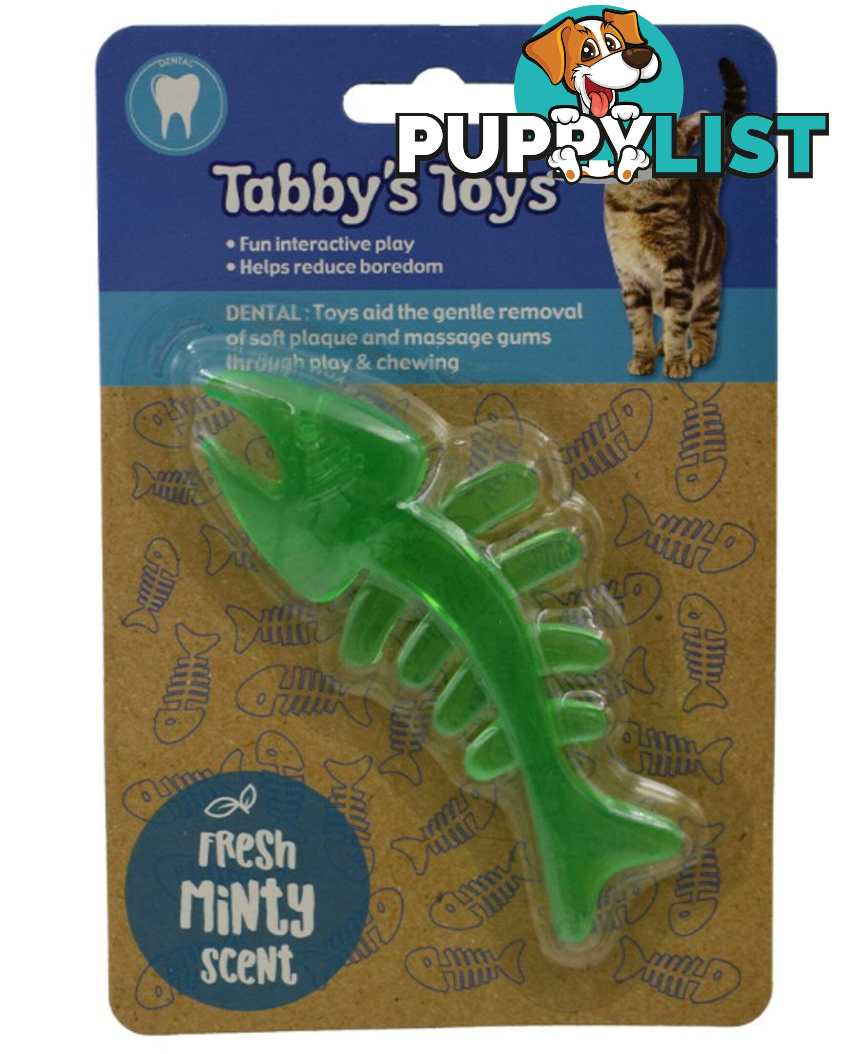 Cat Fish Skeleton Toy - Dental - Tabby's Toys - PPP-TOY2019111903BLU