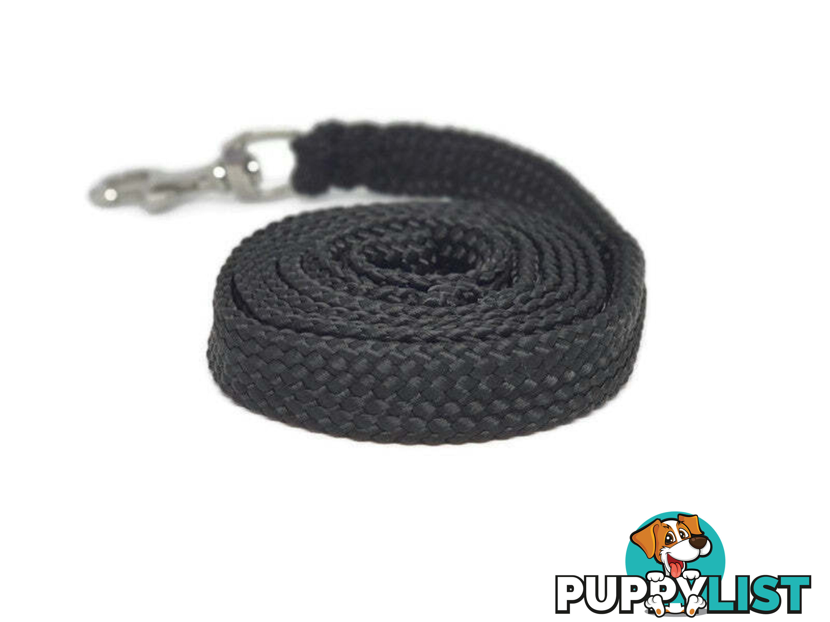 1.8m to 10m Long Dog Lead No Stitching Tough Yarnix 20mm Wide - YNXLD205SSGRN