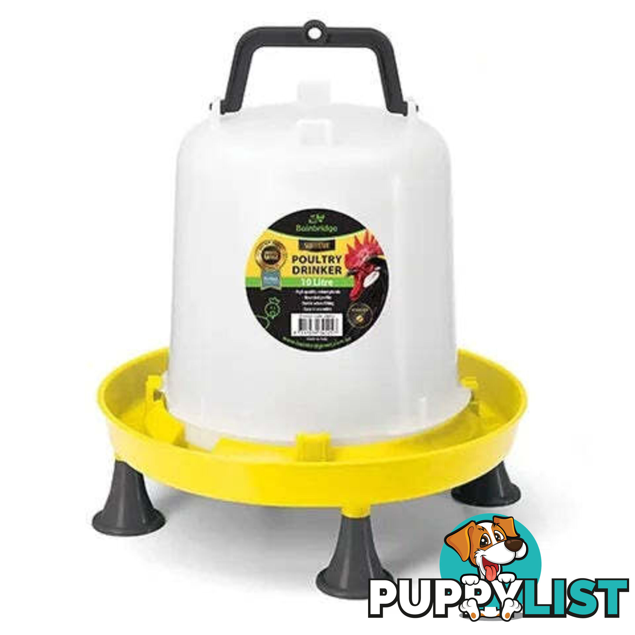 SUPREME POULTRY DRINKER WITH HANDLE - BAINBRIDGE - BB-A8092
