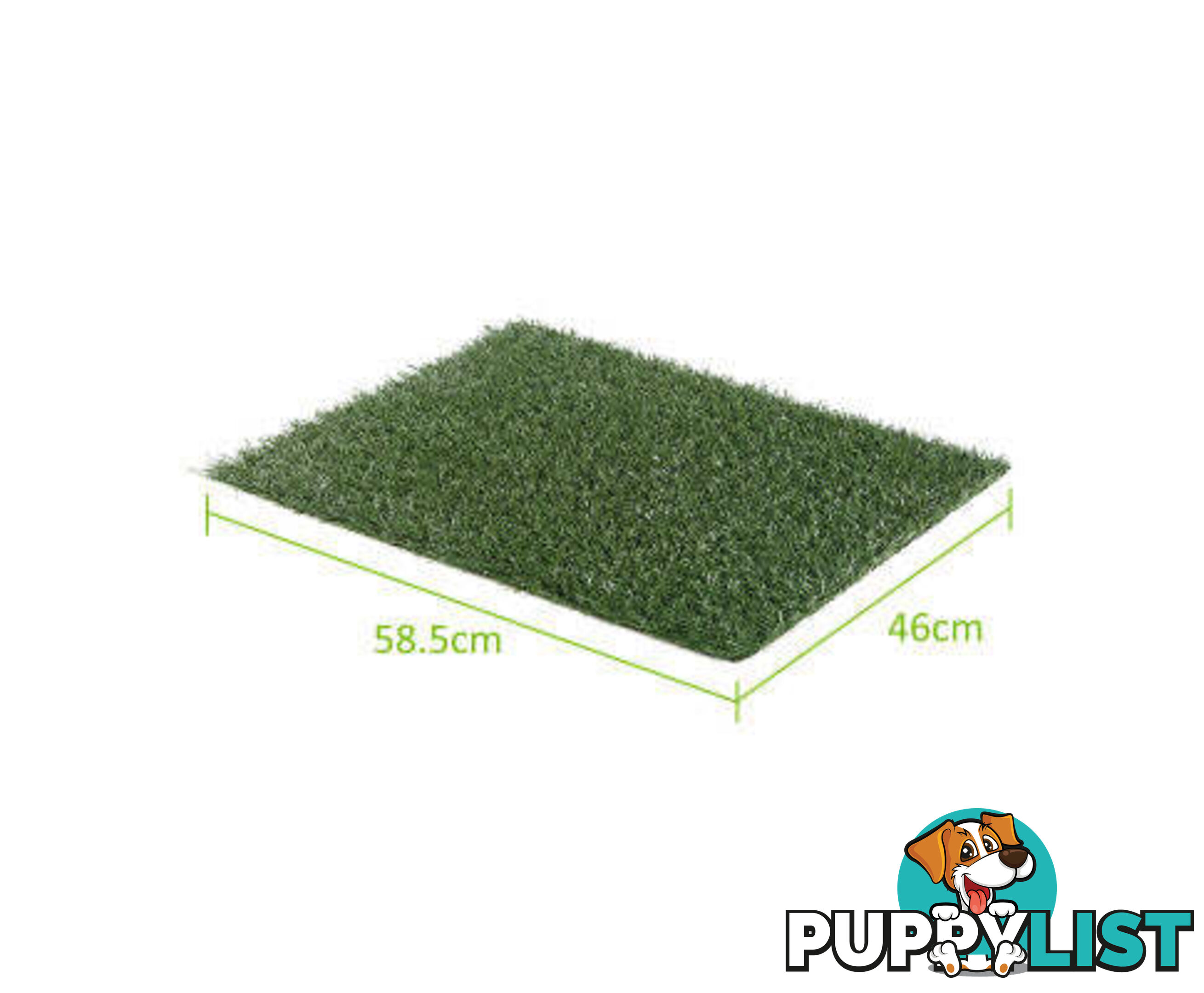 Paw Mate Grass Mat for Pet Dog Potty Tray Training Toilet 58.5cm x 46cm - V274-PET-MAT-208A