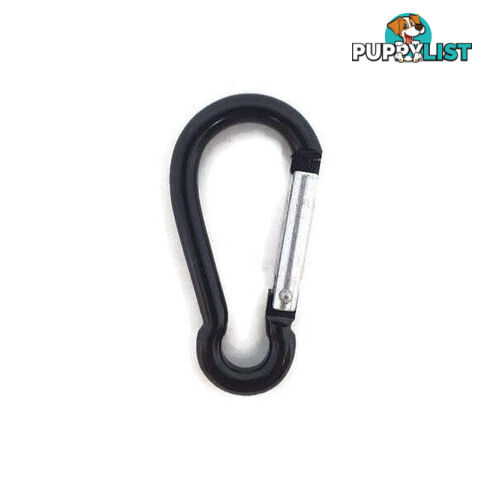 Snap Hook Carabiner - 6mm Aluminium - BNCARALUBLK