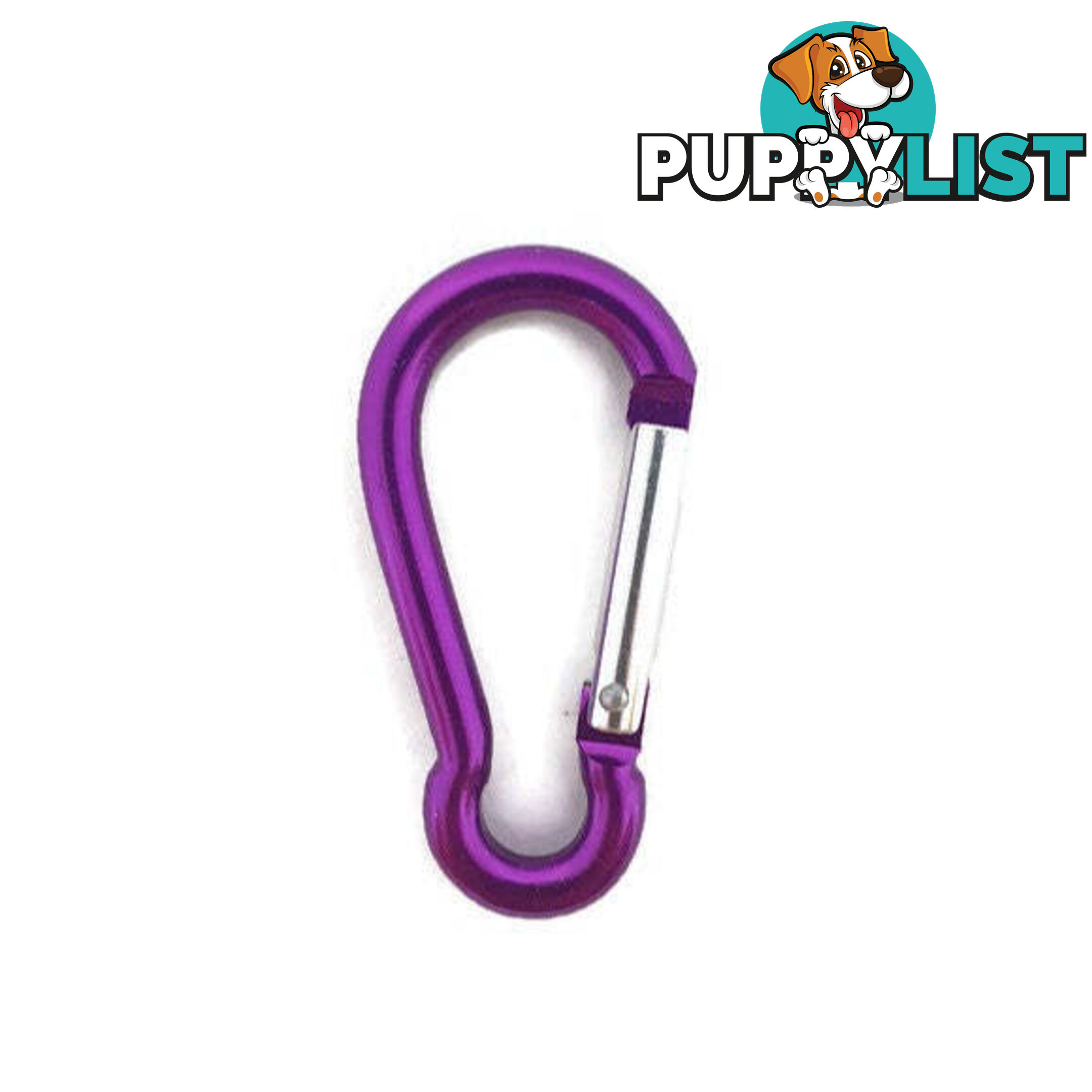 Snap Hook Carabiner - 6mm Aluminium - BNCARALUBLK