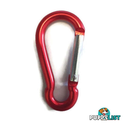 Snap Hook Carabiner - 6mm Aluminium - BNCARALUBLK