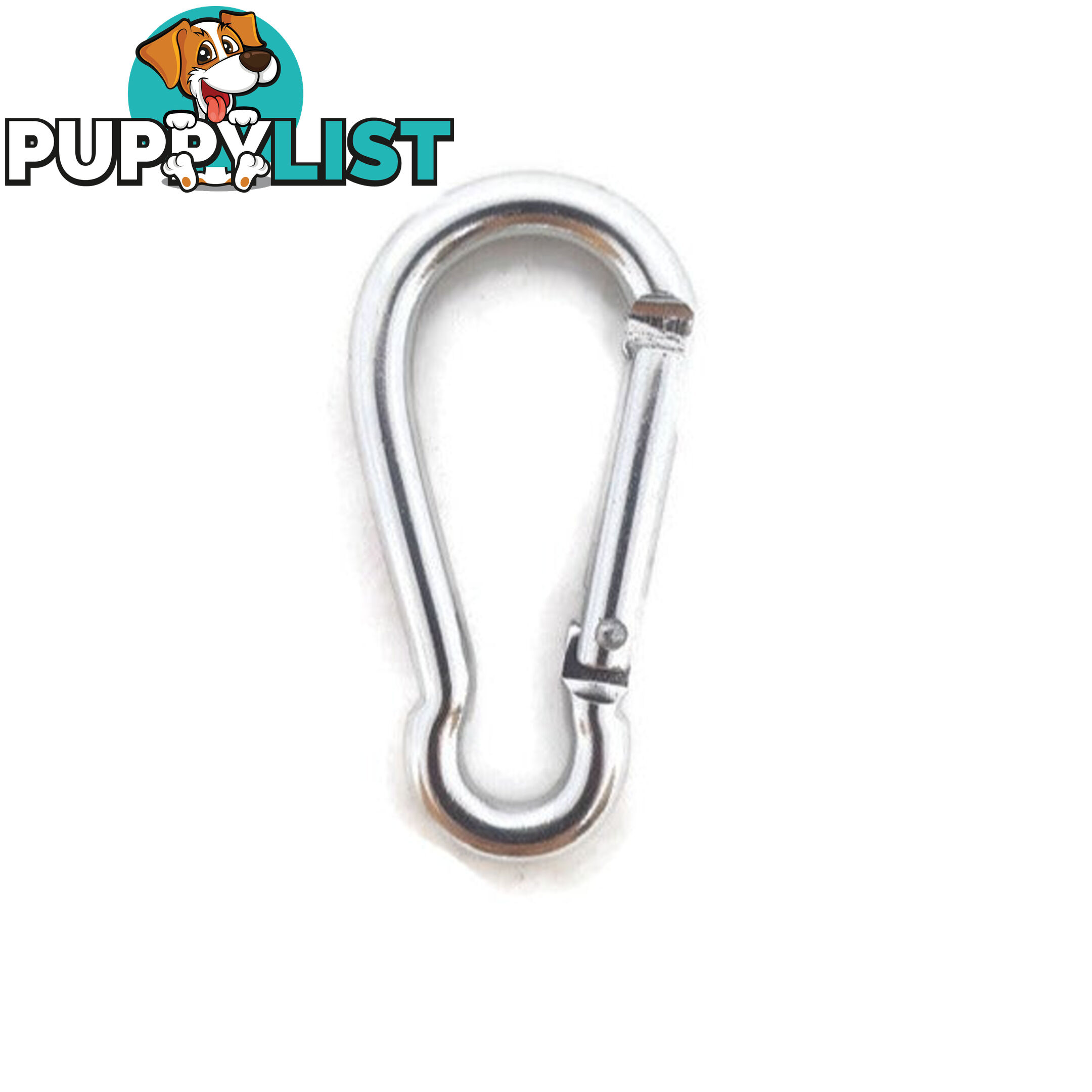 Snap Hook Carabiner - 6mm Aluminium - BNCARALUBLK