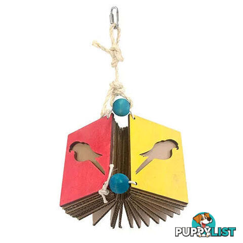 BIRD TOY DESTRUCTIVE - SHREDZ BIRD BOOK - BAINBRIDGE - BB-A8390