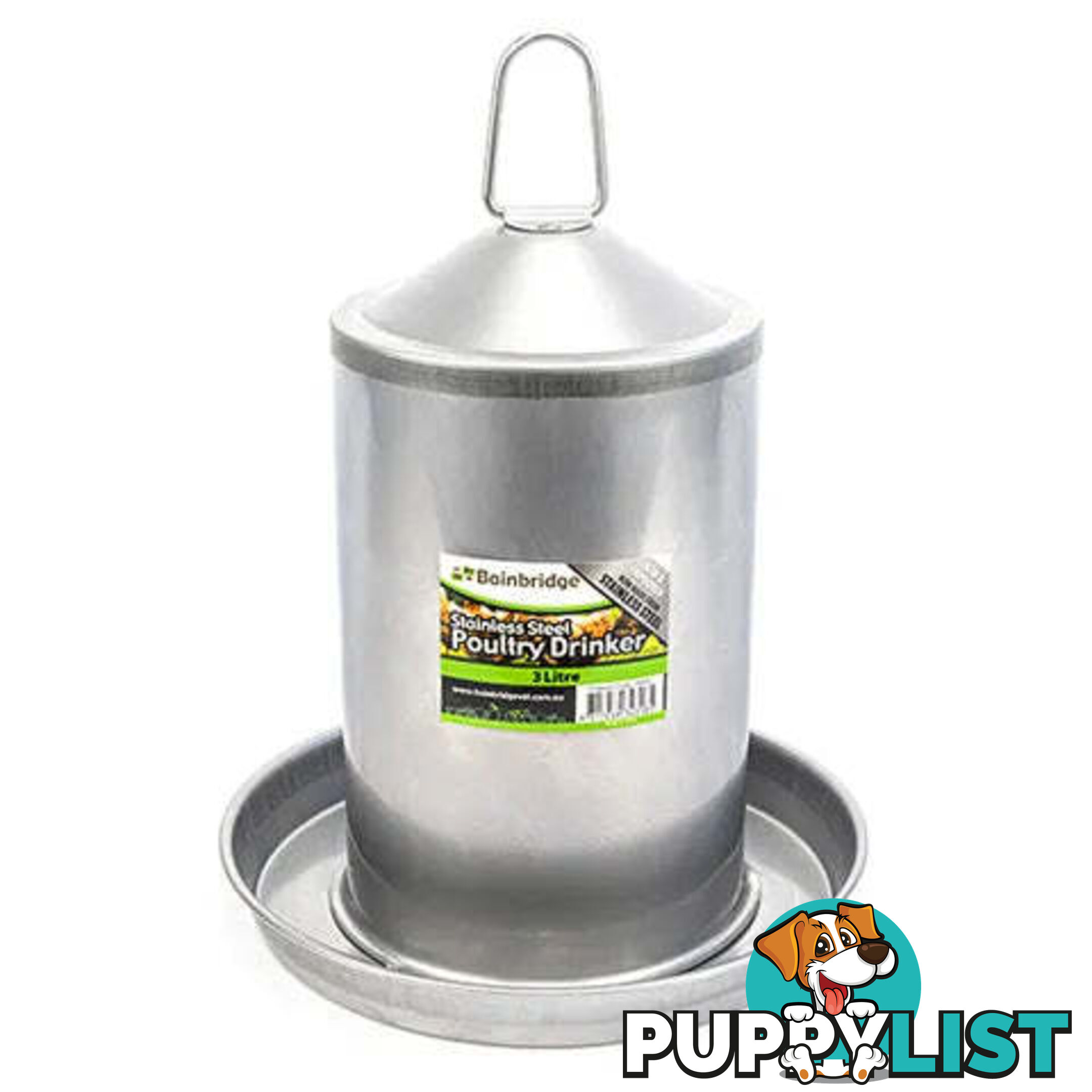 STAINLESS STEEL POULTRY DRINKER - BAINBRIDGE - BB-A8050