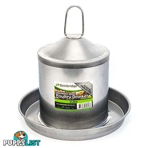 STAINLESS STEEL POULTRY DRINKER - BAINBRIDGE - BB-A8050