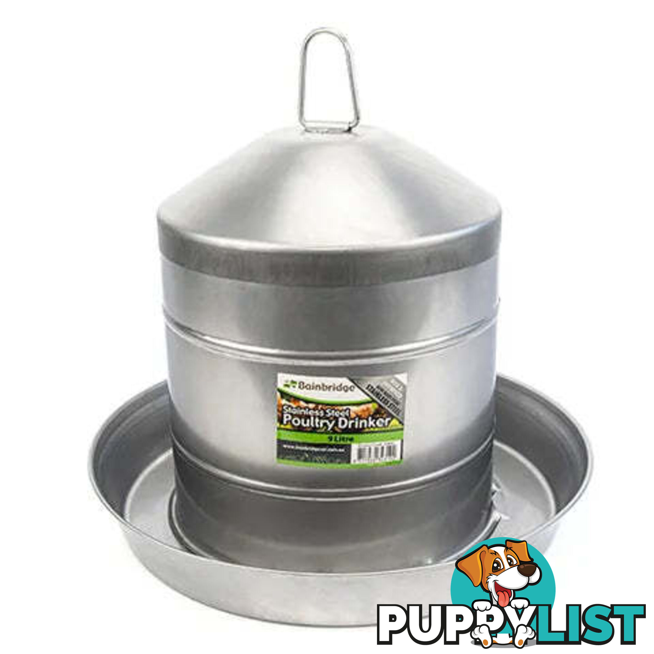 STAINLESS STEEL POULTRY DRINKER - BAINBRIDGE - BB-A8050