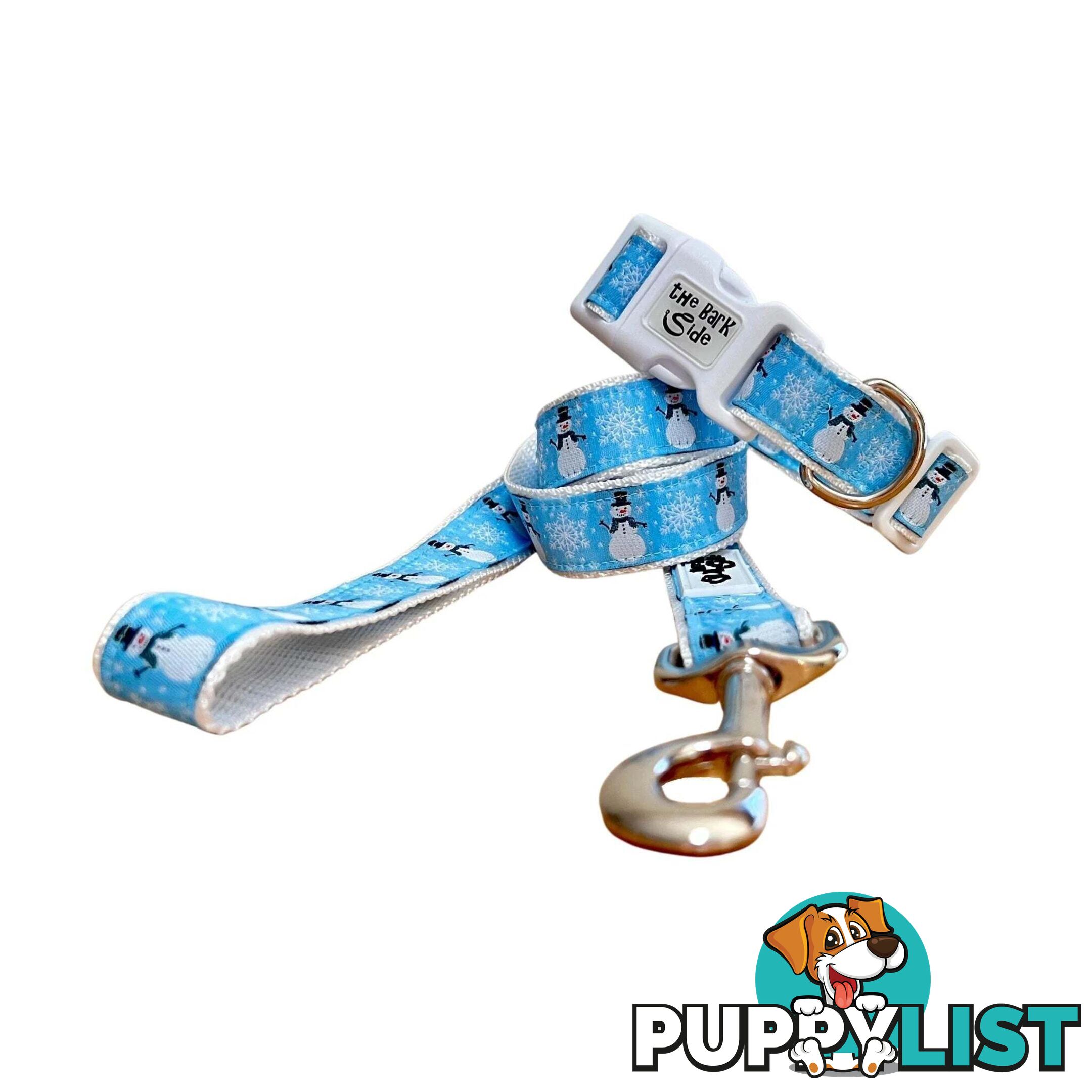 Christmas Dog Lead / Dog Leash - Hand Made by The Bark Side - TBSLDCHRSNO251.8