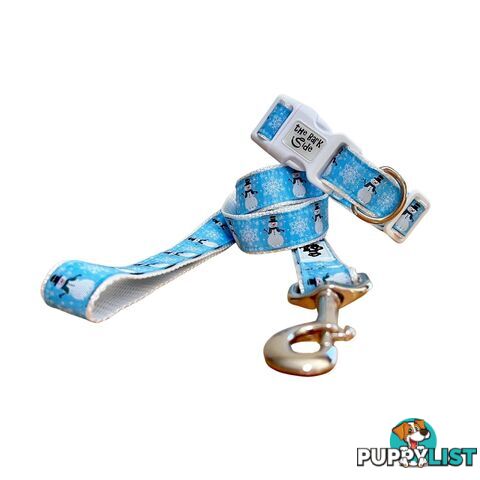 Christmas Dog Lead / Dog Leash - Hand Made by The Bark Side - TBSLDCHRSNO251.8