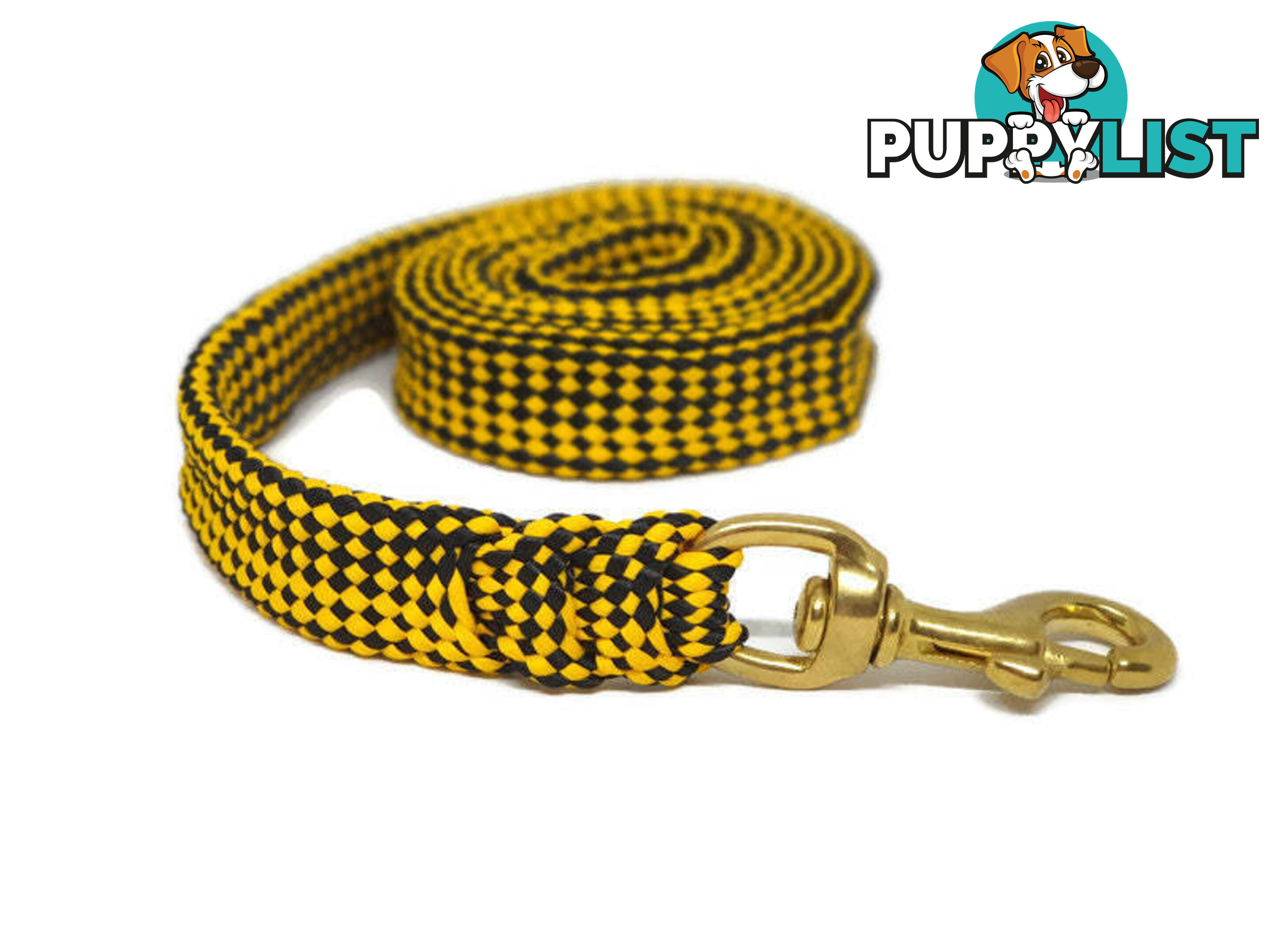 1.8m to 10m Long Dog Lead No Stitching Tough Yarnix 20mm Wide - YNXLD205SSPUR