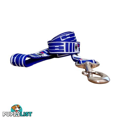 Droid Inspired Dog Lead / Dog Leash - Hand Made by The Bark Side - TBSLDDROBLU201.2