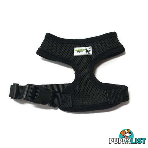 Pet Harness Soft Air Mesh Padded Adjustable  - Moondidley Pets - MDPHARMESXSNVY