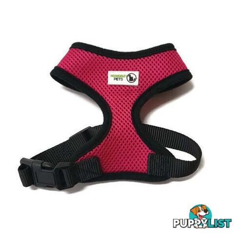 Pet Harness Soft Air Mesh Padded Adjustable  - Moondidley Pets - MDPHARMESXSNVY