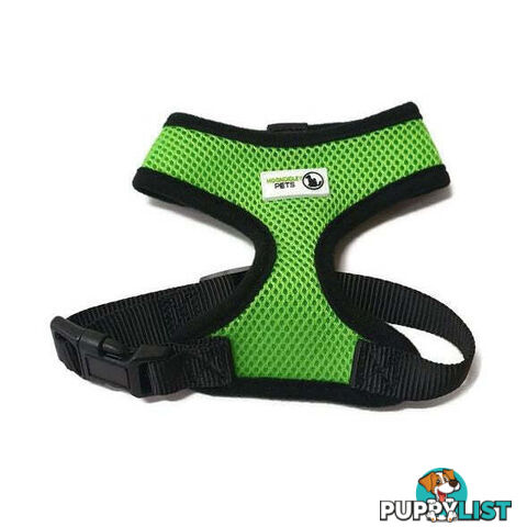 Pet Harness Soft Air Mesh Padded Adjustable  - Moondidley Pets - MDPHARMESXSNVY