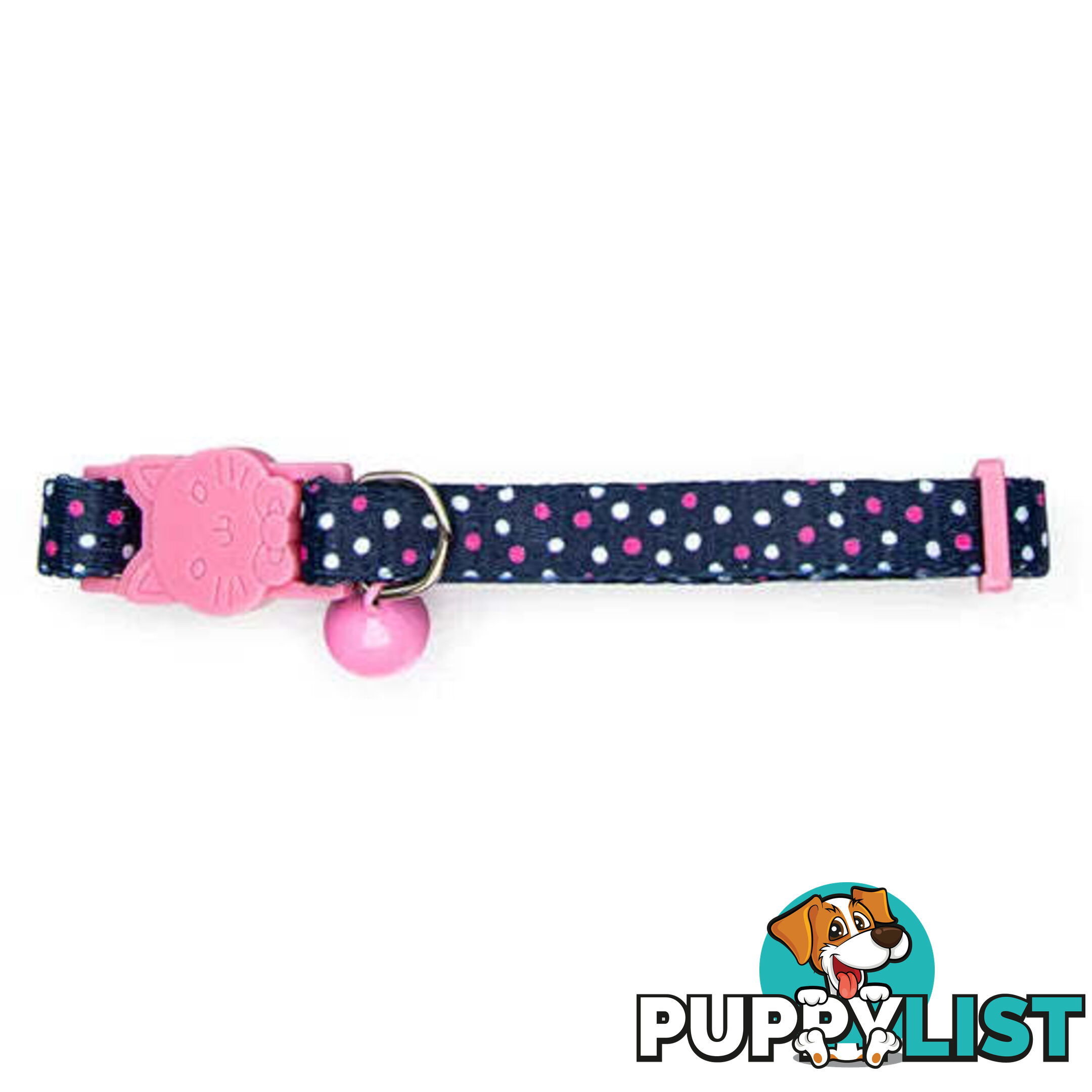 DOTTED CAT COLLAR - BAINBRIDGE - BB-A7268-BLU