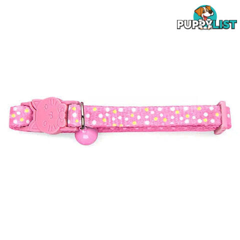 DOTTED CAT COLLAR - BAINBRIDGE - BB-A7268-BLU