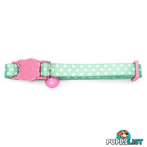 DOTTED CAT COLLAR - BAINBRIDGE - BB-A7268-BLU