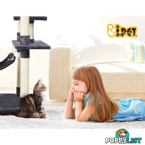 i.Pet Cat Tree 184cm Tower Scratching Post Scratcher Wood Trees Condo Bed House - PET-CAT-FL09-GR